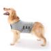 Chennie Sport Dog Anxiety Jacket Dog Stress Relief Calming Coat Thunder Dog Wrap for Small And Large Large S 7-13 kg Light Gray