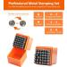 Complete Metal Stamping Kit with 74pcs Artistic Font Letters & Numbers - Jewelry Making Tools with Stamping Jig, Hammer, Steel Bench Block - 3mm Punch Set - Buy Online on GoSupps.com
