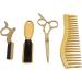 Hair Cutting Scissors Set Stainless Steel Barber Hairdressing Scissors Set Haircut Shears Kit for Beginner Professional - Buy Online on GoSupps.com