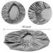ELEBOX Large Shower Cap 3 Pack for Long Hair | Waterproof & Reusable Hair Caps for Women - X-Large Black Blue Gray - Buy Online on GoSupps.com