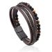 GROVL Volcanicx Wellness & Relief Bracelet Volcanic X Menopause Bracelet for Slimming Menopause Weight Loss for Women and Men Natural Stone Obsidian(Brown/8.46in) Brown 8.46in