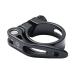 Teyssor Bicycle Seatpost Clamp,Aluminium Alloy Bike Quick Release Seatpost Collar 28.6/31.8/34.9MM Black 28.6mm
