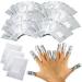 TQUXNGA 50 Aluminium Foil Nail Art Soak Off Acrylic Gel Polish Nail Wraps Remover - Buy Online on GoSupps.com