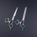 Purple Dragon 6.0 inch Swivel Thumb Japanese 440C Barber Razor Edge Salon Hair Cutting Scissor and Thinning Shear - Perfect for Professional Hair Stylist Barber Hairdresser (6 inch) - Buy Online on GoSupps.com