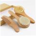 FRCOLOR 3pcs Bath Brush Set for Kids - Scalp Scrubber, Shower Comb, Body Scrub - Baby Hair Brush, Woolen Comb - Wooden Handle - Buy Online on GoSupps.com