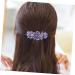 Beaupretty Ponytail Barrettes Holders hairpin rhinestone clip holder flower barrettes purple barrettes metal styling clips rhinestones barrettes alloy Miss aldult flower Back Hair Barrettes - Buy Online on GoSupps.com
