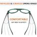 BFOCO Pilot Reading Glasses 6 Pack - Oversized Metalless +1.50 Readers with Spring Hinges for Men & Women - Mix Color - Buy Online on GoSupps.com