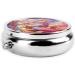 Cartoon Candy Castle Portable Metal Pill Box | Round Mini 3-Compartment | Travel-Friendly Small Pills Organizer - Buy Online on GoSupps.com