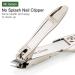 Stainless Steel Nail Clipper with Catcher - Slanted Edge Fingernail Cutter for Men and Women | Mr-1115plus - Buy Online on GoSupps.com
