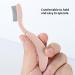 MSQ Folding Eyelash Comb Eyelash Separator Arc Designed Cosmetic Brushes Tool Eyebrow Grooming Brush (Nude) - Buy Online on GoSupps.com