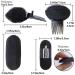 TCOTBE Women Sponge Volume Hair Bases Set with Combs and Clips - 6 Pcs | Fluffy Princess Hair Pads for DIY Hairstyles - Buy Online on GoSupps.com