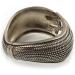 Avalaya Burn Silver Textured Bangle Hinged, Wavy Design - Buy Online on GoSupps.com