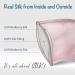 LULUSILK Mulberry Silk Sleep Eye Mask - Pink | Soft Eye Cover for Night Sleeping, Travel & Nap - Buy Online on GoSupps.com