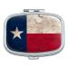 Rustic Texas State Flag Distressed USA Rectangle Pill Case Trinket Gift Box