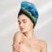 Tranquil Underwater Scenery Coral Velvet Hair Cap - Absorbent & Stylish Towel Wrap for Women | Perfect for Wet Hair Swimming Pools & Travel - Buy Online on GoSupps.com