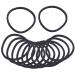 Beaupretty Rope hair styling Ring hair ties for women Endless Hair bungee Stretch Ponytail Holder spiral hair tie Bun Hairbands coil hair ties girls hair tie hair rope child aldult Hair