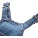 Dog Denim Jumpsuit Costume for Yorkie Bulldog | Cat Pet Jean Overalls Clothes | Size M (Blue) - Buy Online on GoSupps.com