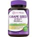 Doctor's Recipes Grape Seed Extract 35000 mg Equivalent High Strength 70:1 Standardized Extract with 95% Proanthocyanidins Non-GMO Antioxidant Support Heart Immune & Skin Health 60 Veg Caps