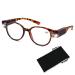 Reading Glasses with Light Bright LED Lighted Magnifier Reader Glasses with Light in The Fame Bright LED Readers for Men Women Blue Light Blocking Anti Eyestrain Eyeglasses Lighted Nighttime(+150)