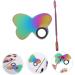 Hemoton Makeup Palette Set | Versatile Nail Art Display Board & Artist Tool for Mixing | Stainless Steel Butterfly Design - Buy Online on GoSupps.com
