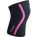 Rehband Kniebandage 7mm Neoprene - Flexible Non-Slip Knee Sleeve for Men & Women | XS - Ideal for Kraftsport & Fitness - Black/Pink - Buy Online on GoSupps.com