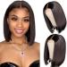 UDesire 12A Bob Wigs Straight Short Bob Wig Lace Frontal Human Hair Wigs 8inch 4x1 T Part Lace Closure Brazilian Virgin Human Hair Straight Bob Lace Front Wigs with Baby Hair Pre Plucked Natural Black 8 Inch (Pack of 1) 4x…