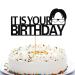Anxdh It Is Your Birthday cake topper office theme birthday party supplies decoration