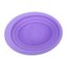 Angoily Cleaning Pad Cosmetic Brush Cleaner Silicone Makeup Applicator Beauty Tool Cleaner Face Silicon Brush Cleaner Makeup Tool Cleaner Beauty Tools Silica Gel Purple Fold