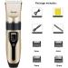 Hair Clippers for Men Hair Cutting Kit Electric Rechargeable Beard Trimmer Cordless Beard Shaver for Pet Dogs Baby Kids with Guide Combs (Gold A2) - Buy Online on GoSupps.com
