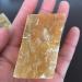 1pcs Crystal Stone Calcite Quartz Stone Rhombus Raw Specimen Natural Yellow calcspar Gemstone Full of Texture - Buy Online on GoSupps.com