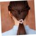 MERRYHAPY Hair Accessories Hair Rope Elastic Hair Bands Soft Hair Scrunchies Practical Hair Scrunchies Petal Hair Rope Multi- Elasticity Miss Synthetic Shell Flower Resin Ponytail - Buy Online on GoSupps.com
