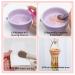 2 in 1 Silicone Makeup Brush Cleaning Mat & Drying Holder - Portable Pink Cosmetic Brush Cleaner - Buy Online on GoSupps.com