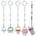 Cldy Baby Toy pacifier chain Silicon Cup Catcher BPA-Free Conditions for Toys drinking cups for strollers for strollers Hochstuhl Autositz 5 pieces
