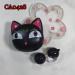 VIUJUH Anime Cute Cat Contact Lens Case Set - Travel Box with Mirror Bottle & Tweezers - Stylish Black Container for Lens Care - Buy Online on GoSupps.com