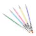 Nail Art Brush Compact Portable Nylon Hair Double Headed Nail Dotting Pen Professional for Women Girls for Nail Artist for Nail Salon for Home