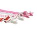 Leo Tube Pacifier Clip - 4 Pack Adjustable Holder for Boys and Girls | Fits Most Binkie Styles & Teethers | Pink+Red - Buy Online on GoSupps.com
