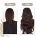 Hetto Real Hair Extensions 35cm Dark Brown #4 Remy Tresses for Sew-In | 80g Natural Look - Buy Online on GoSupps.com