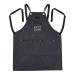 StyleCraft Heavy Weight Waterproof Barber-Salon Apron | Cross Back Strap & Pockets | Black - International Shipping Available - Buy Online on GoSupps.com