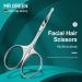 MR.GREEN Stainless Steel Facial Hair Scissors - Rounded Nose Hair Mustache Beard Eyebrows & Eyelashes Trimming Clippers (MR-2002) - International Shipping Available - Buy Online on GoSupps.com