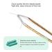 Shlutesoy High Elasticity Rust-Proof Eyelash Tweezer - Mini Colorful Professional Tool for Salon, Golden - Buy Online on GoSupps.com