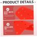 Alipis 1pc Air Fryer Pad Airfryer Air Fryer Parchment Paper Silicone Air Fryer Liner Baking Mat Food Grade 19X19X0.2cm Red - Buy Online on GoSupps.com