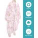Pink Floral Barber Cape - Adjustable Hair Cutting Cape for Women Men & Kids | Botanical Rose Design 55x63 Inch - Perfect Hairdressing Accessory - Buy Online on GoSupps.com