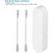 Gloglow Cotton Swab Box - Portable Mini Travel Container for Organizing Swabs | 5.3 x 1.4 x 0.9 Inches - White - Buy Online on GoSupps.com