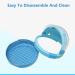 Portable Bird Carrier with Handle - Lightweight & Transparent Parrot Suitcase for Parakeet, Macaw, Cockatiels - Breathable Warm Nest Bed - Blue - Buy Online on GoSupps.com