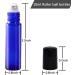 12Pcs 10ml Glass Roller Bottles with Stainless Steel Roller Ball - Refillable Essential Oil Roll on Bottles with Lid Opener Pry Tool Great for Aromatherapy Perfumes and Lip Balms by JamHooDirect - Buy Online on GoSupps.com