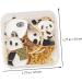 2 Boxes Panda Bamboo Pendant Backpack Accessories Charms Jewelry Making Decor Do It Yourself Child 0.2X2.4X2.7CMx2pcs As Shownx2pcs - Buy Online on GoSupps.com