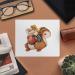 Buy 2 x 'Squirrel & Apple' Microfiber Lens/Glasses Cloths - Perfect for Eyeglasses & Screens - International Shipping Available - Buy Online on GoSupps.com