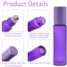 Cunz 8Pcs Essential Oil Roller Bottles - 10ml Glass Roll-On Containers for Aromatherapy & Fragrance - Perfect for Travel & Storage - Buy Online on GoSupps.com
