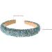 scicent Hair Accessories 2 Pieces Rhinestone Hair Bands for Women Diamond Embellished Head Band Bling Sparkle Thick Padded Hairband Fashion Wide Hair Hoops for Daily Wear - 26412 - Buy Online on GoSupps.com