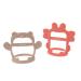 PETINUBE Anti-Dropping Silicone Baby Wrist Teether - Soothing Pacifier for Infants 3+ Months - Made in Korea - Crab + Bear Design - Buy Online on GoSupps.com
